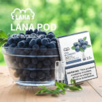 LANA煙彈 藍莓口味，濃郁藍莓果香清新順口