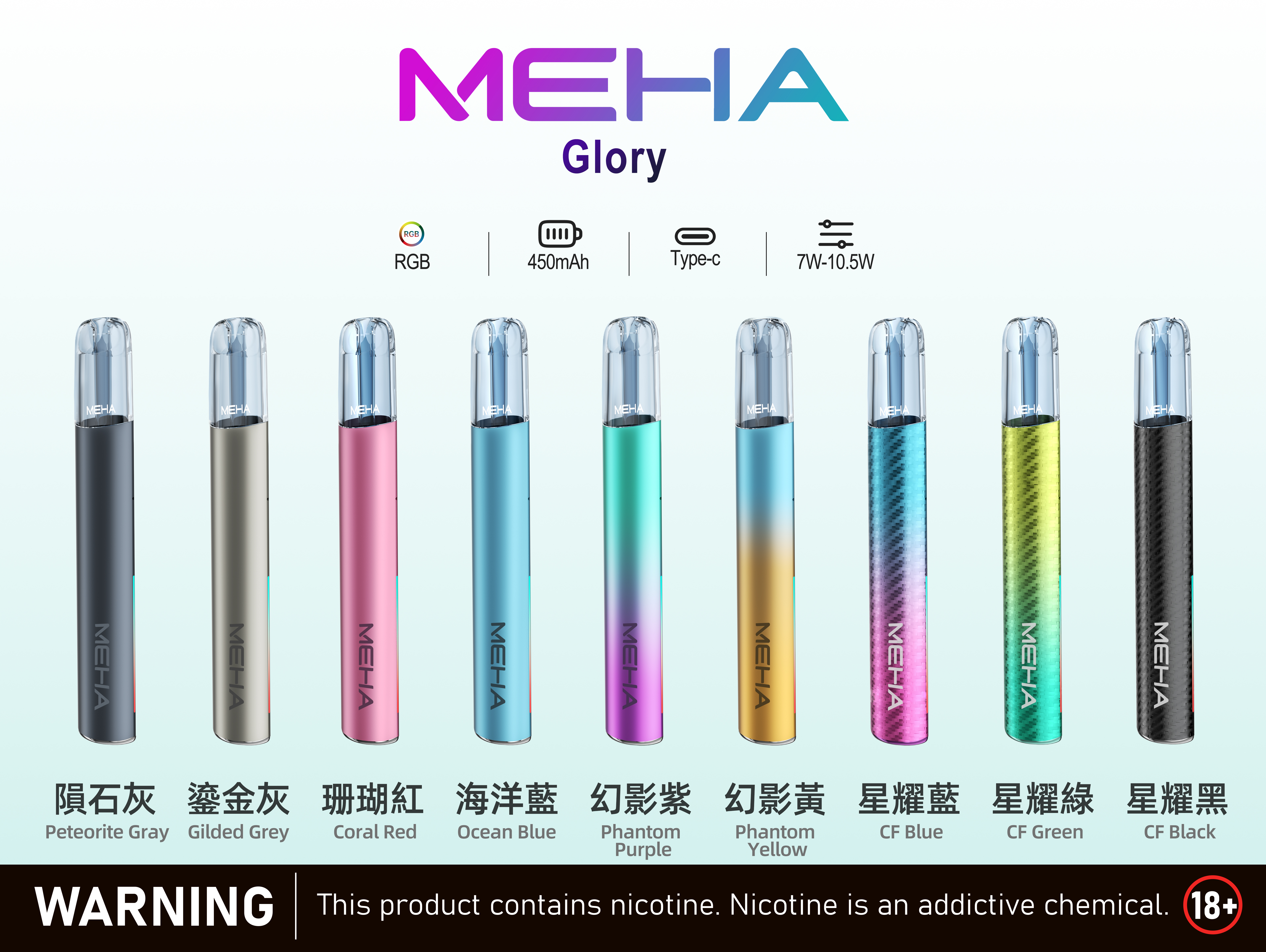 MEHA魅嗨電子煙主機選擇圖