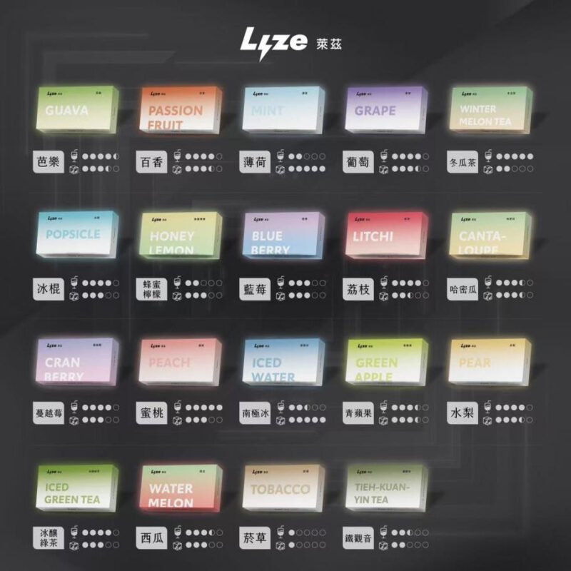 Lyze 萊茲 電子煙彈 10000口（東京魔盒通用）｜口感超越 煙霧量大